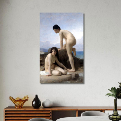 I Bagnanti William Bouguereau wbg153 quadro stampato su tela