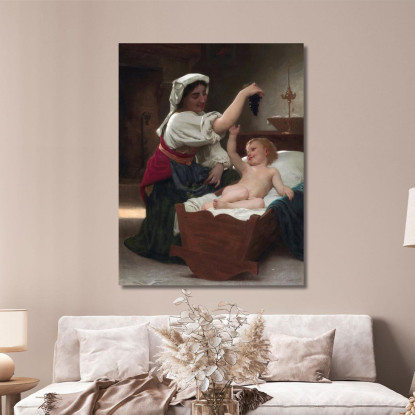 Il Grappolo D'Uva William Bouguereau wbg155 quadro stampato su tela