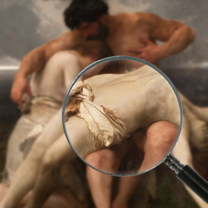 Il Primo Lutto William Bouguereau wbg159 quadro stampato su tela