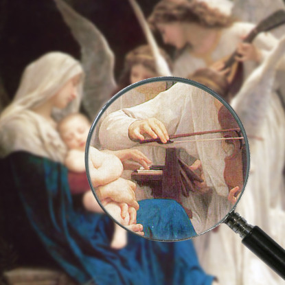 La Vergine Degli Angeli William Bouguereau wbg170 quadro stampato su tela