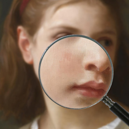 Una Piccola Ragazza William Bouguereau wbg176 quadro stampato su tela
