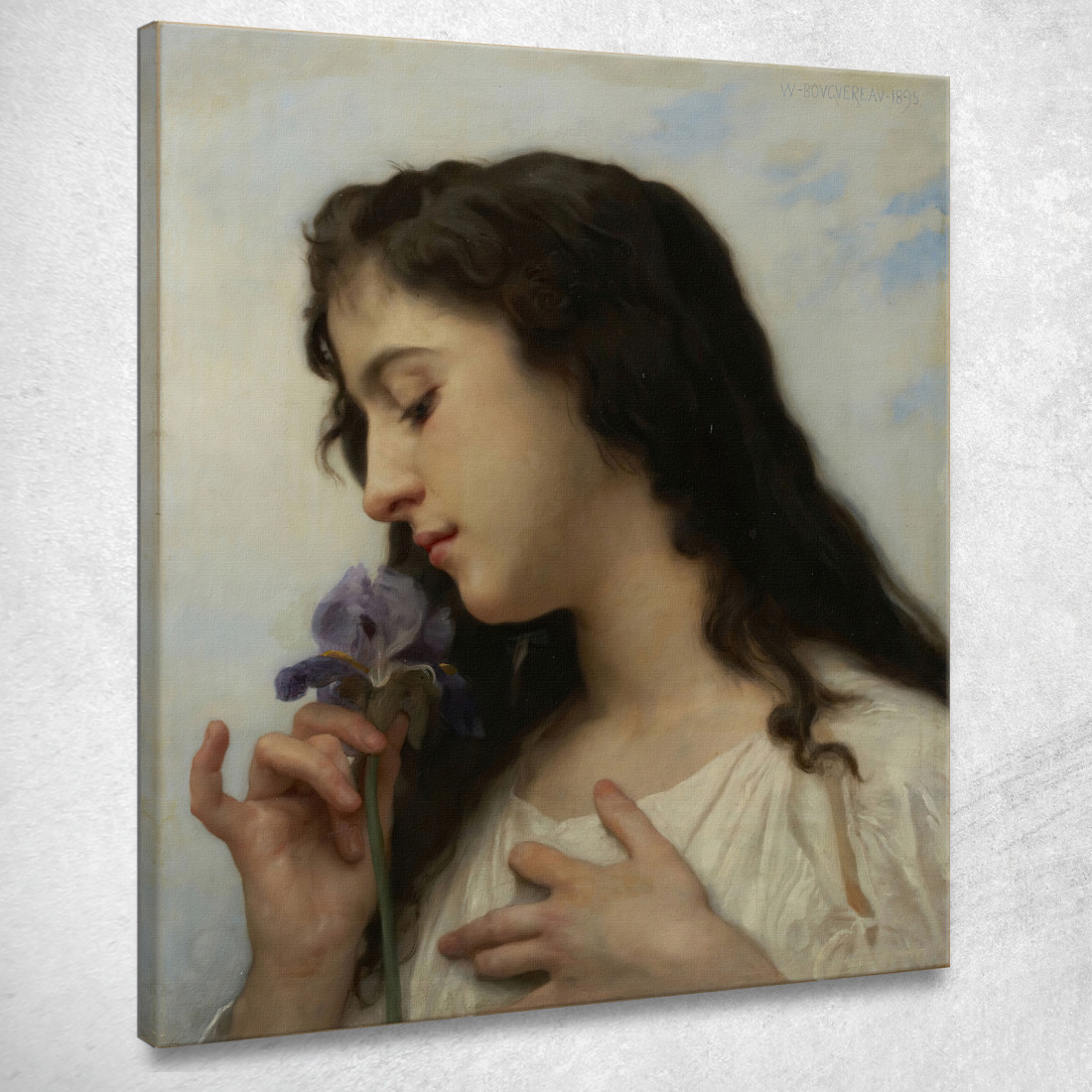 Donna Con Iride William Bouguereau wbg181 quadro stampato su tela Donna Con Iride William Bouguereau wbg181 quadro stampato su tela