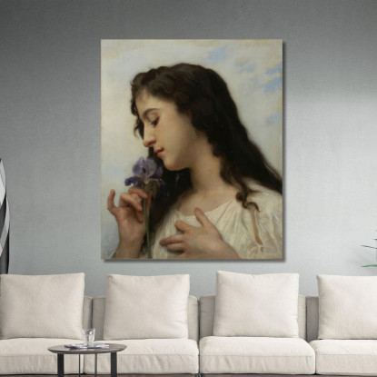 Donna Con Iride William Bouguereau wbg181 quadro stampato su tela