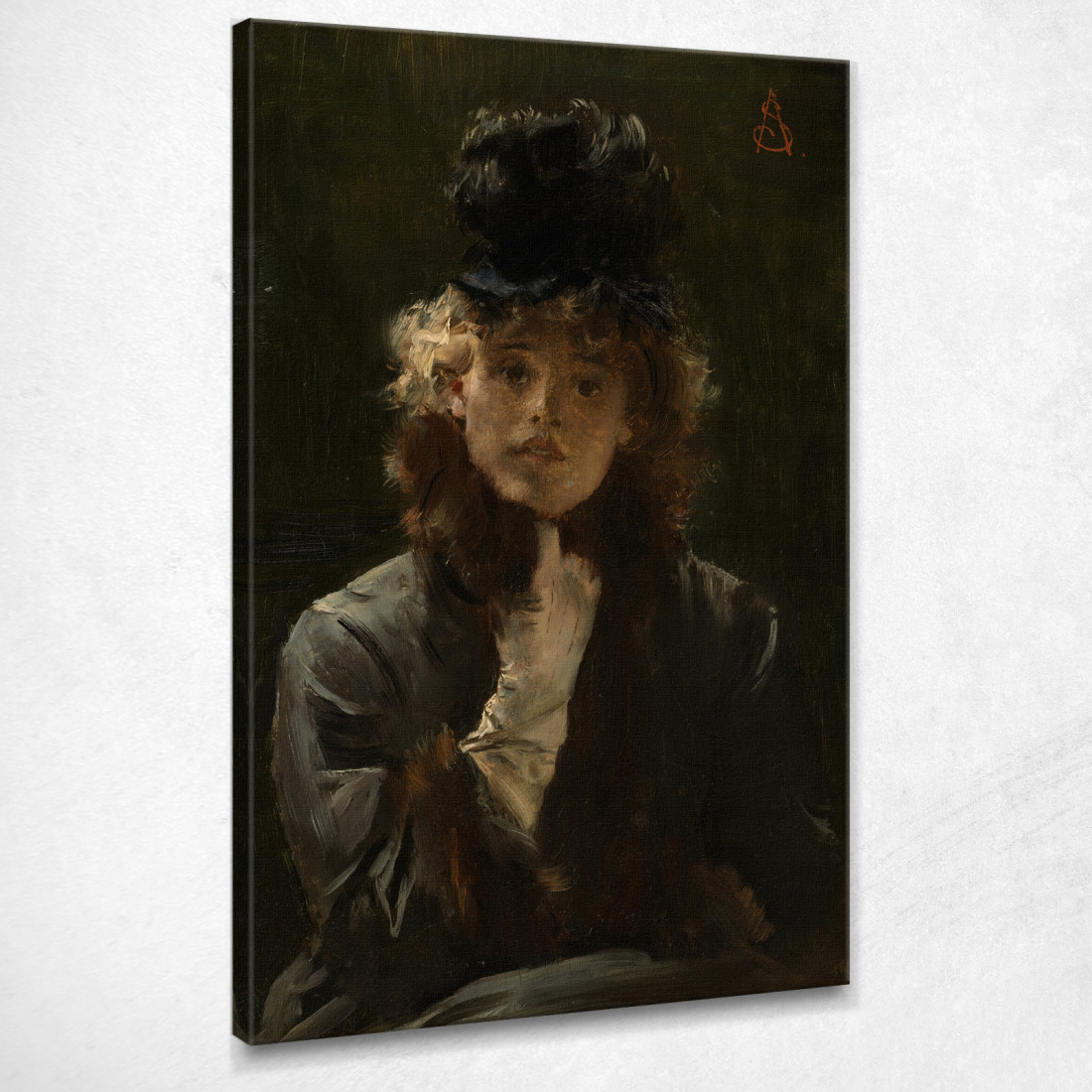 La Esfinge Parisina Alfred Stevens cuadro en lienzo La Esfinge Parisina Alfred Stevens cuadro en lienzo