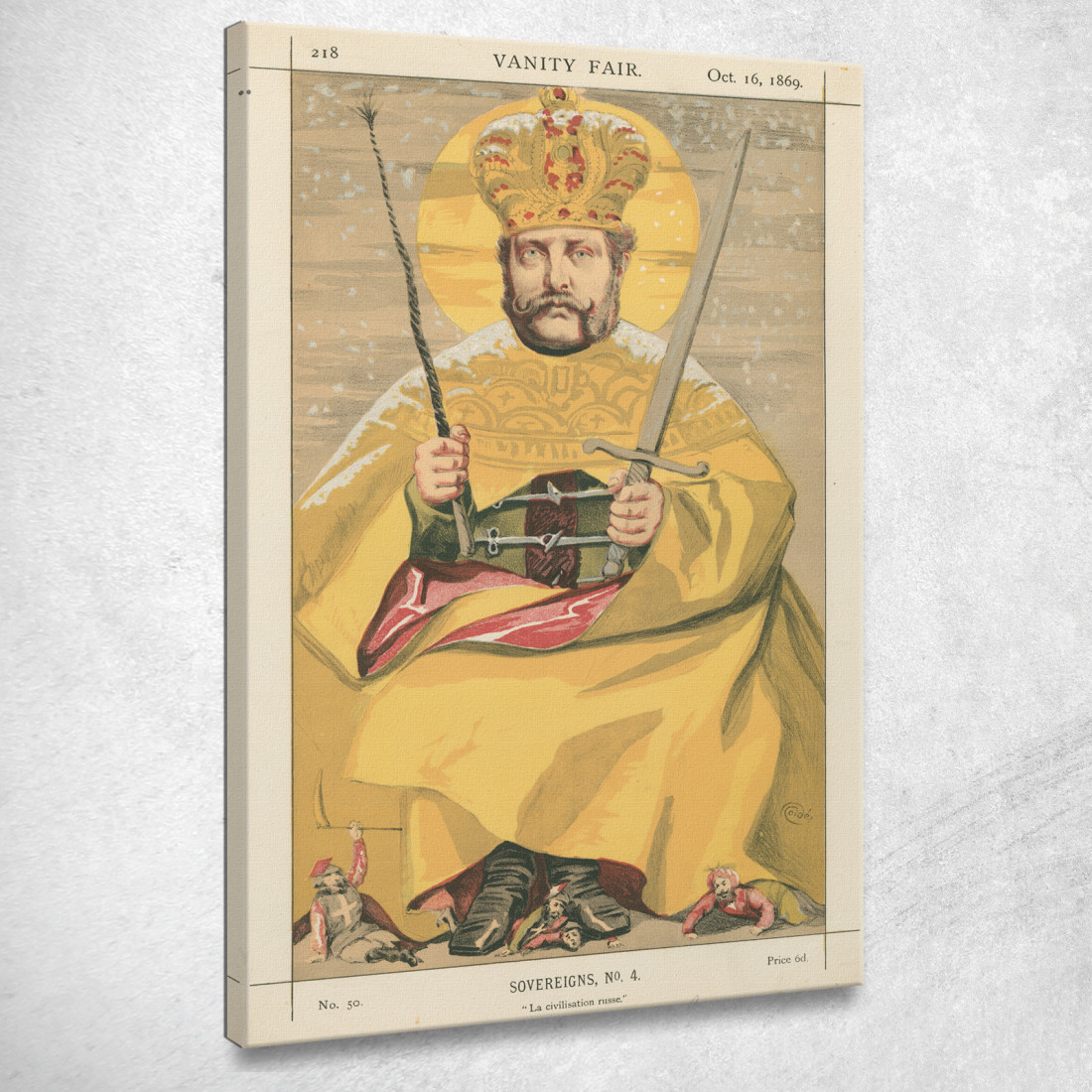 Vanity Fair Royalty La Civilisation Russe Alexandre Ii Empereur De Russie 16 Octobre 1869 James Tissot tableau impression sur to Vanity Fair Royalty La Civilisation Russe Alexandre Ii Empereur De Russie 16 Octobre 1869 James Tissot tableau impression sur to