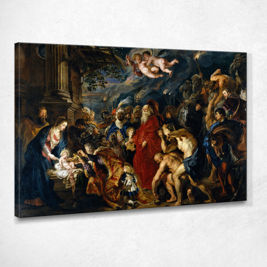 Adorazione Dei Magi Peter Paul Rubens ppr16 quadro stampato su tela Adorazione Dei Magi Peter Paul Rubens ppr16 quadro stampato su tela