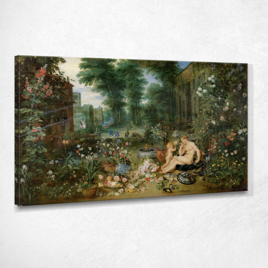 Allegoria Dell'Olfatto Peter Paul Rubens ppr23 quadro stampato su tela Allegoria Dell'Olfatto Peter Paul Rubens ppr23 quadro stampato su tela