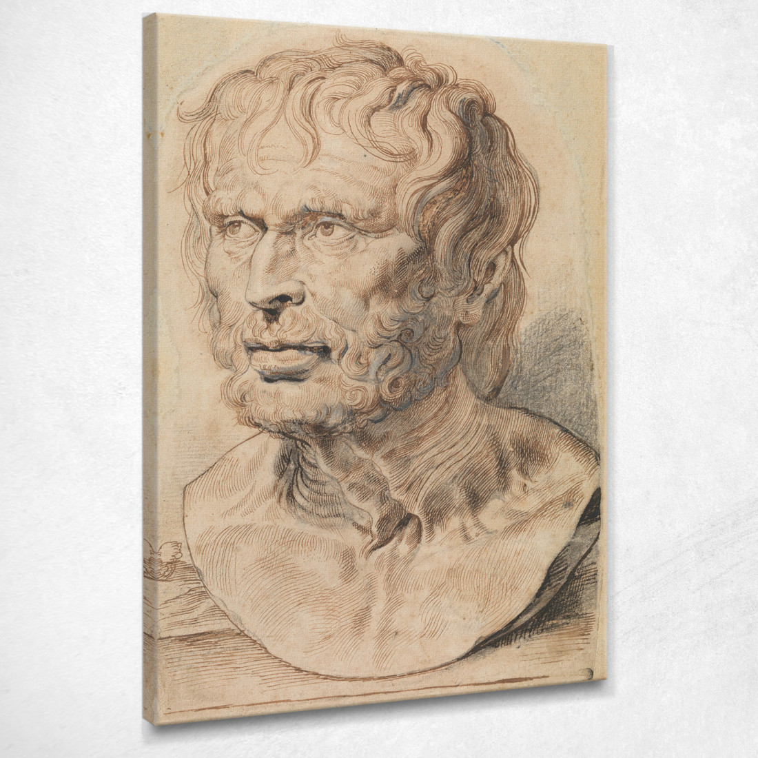 Busto Dello Pseudo-Seneca Peter Paul Rubens ppr32 quadro stampato su tela Busto Dello Pseudo-Seneca Peter Paul Rubens ppr32 quadro stampato su tela