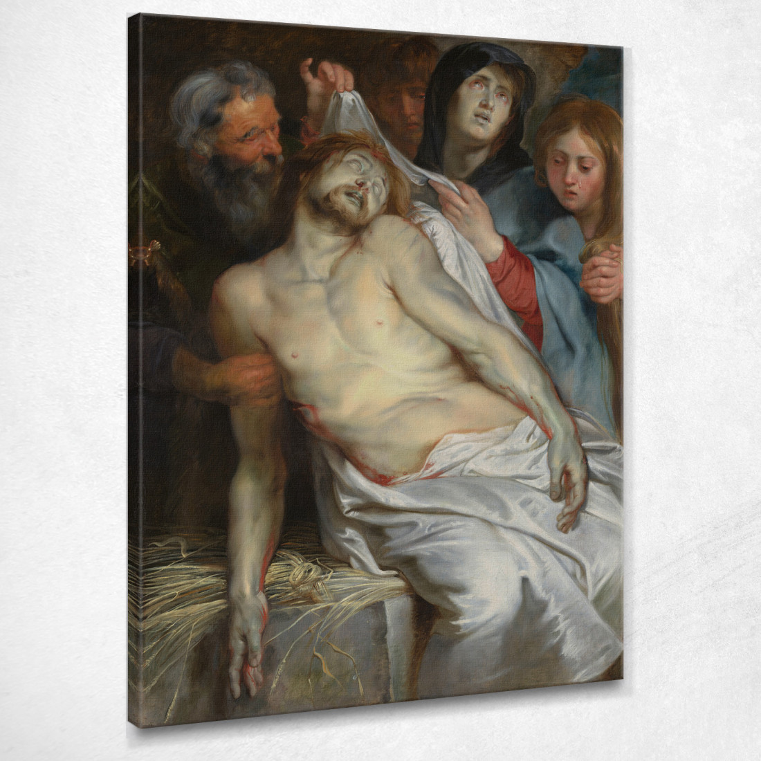 Cristo Sulla Paglia Peter Paul Rubens ppr42 quadro stampato su tela Cristo Sulla Paglia Peter Paul Rubens ppr42 quadro stampato su tela
