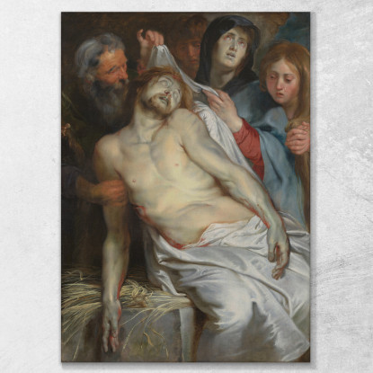 Cristo Sulla Paglia Peter Paul Rubens ppr42 quadro stampato su tela