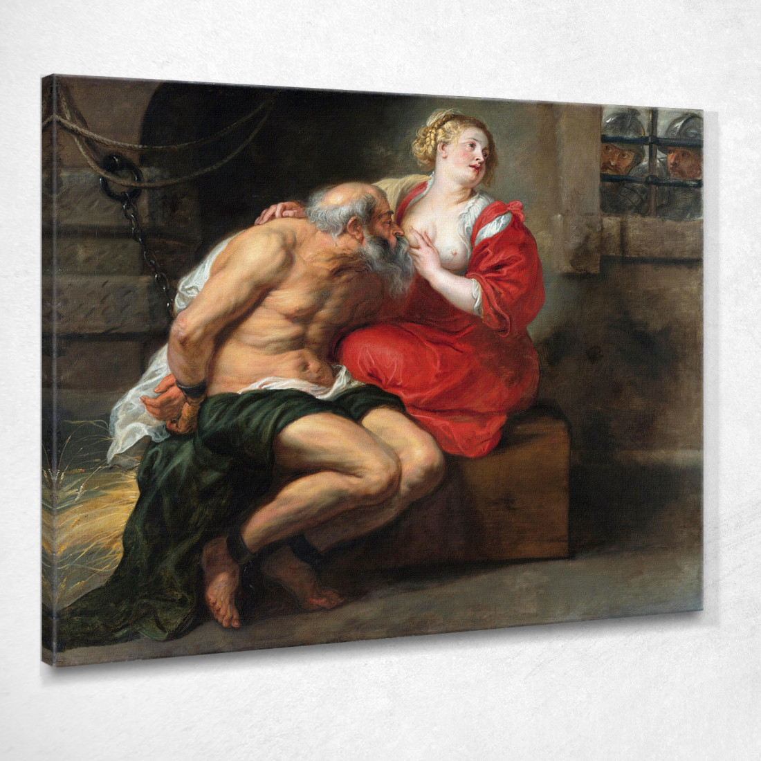 Cimone E Pero Carità Romana Peter Paul Rubens ppr45 quadro stampato su tela Cimone E Pero Carità Romana Peter Paul Rubens ppr45 quadro stampato su tela
