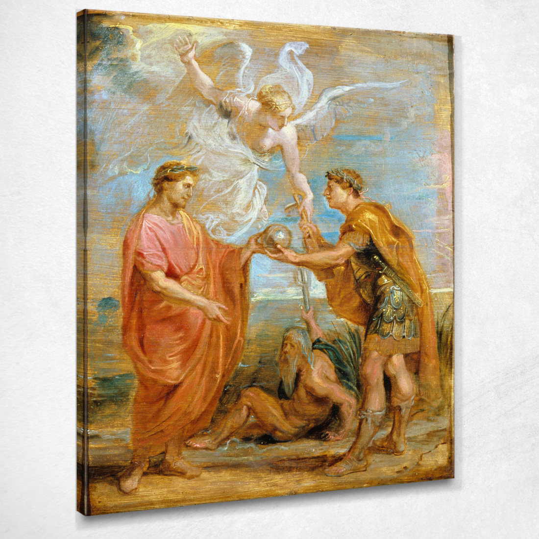 Costanzo Nomina Costantino Suo Successore Peter Paul Rubens ppr46 quadro stampato su tela Costanzo Nomina Costantino Suo Successore Peter Paul Rubens ppr46 quadro stampato su tela