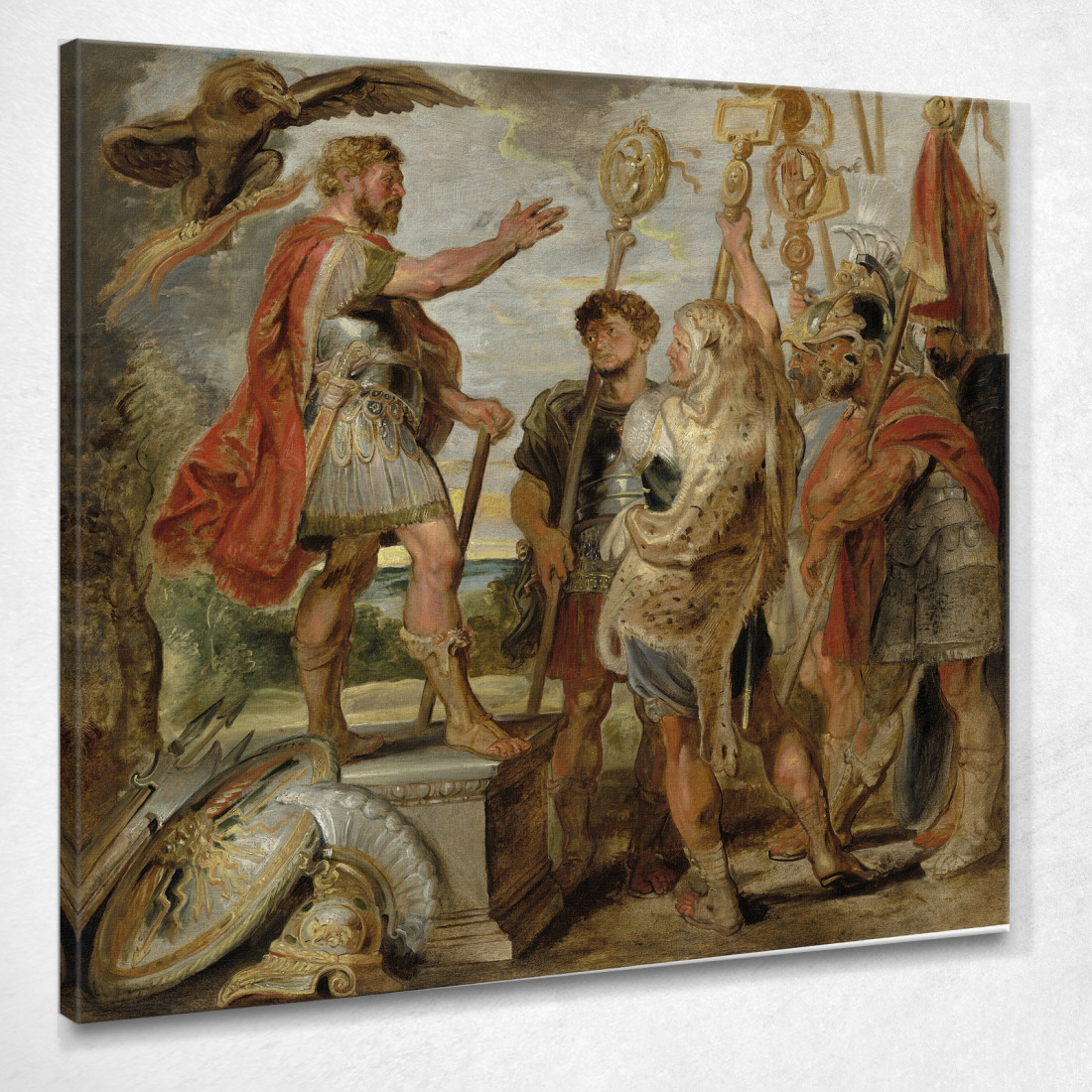 Decio Mus Si Rivolge Alle Legioni Peter Paul Rubens ppr58 quadro stampato su tela Decio Mus Si Rivolge Alle Legioni Peter Paul Rubens ppr58 quadro stampato su tela