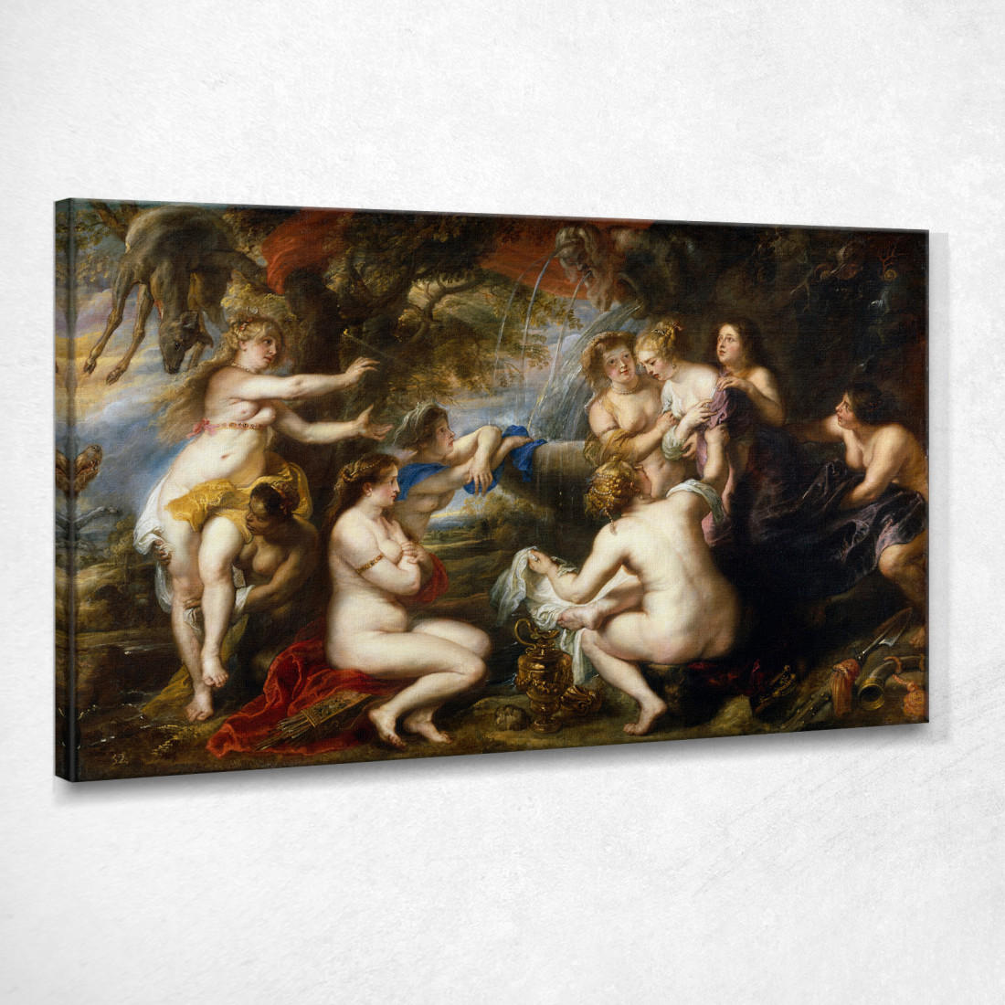 Diana E Callisto Peter Paul Rubens ppr61 quadro stampato su tela Diana E Callisto Peter Paul Rubens ppr61 quadro stampato su tela