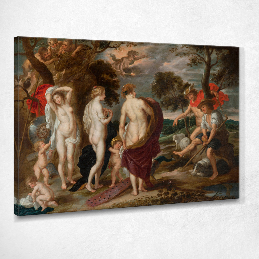 La Sentenza Di Parigi Peter Paul Rubens ppr66 quadro stampato su tela La Sentenza Di Parigi Peter Paul Rubens ppr66 quadro stampato su tela