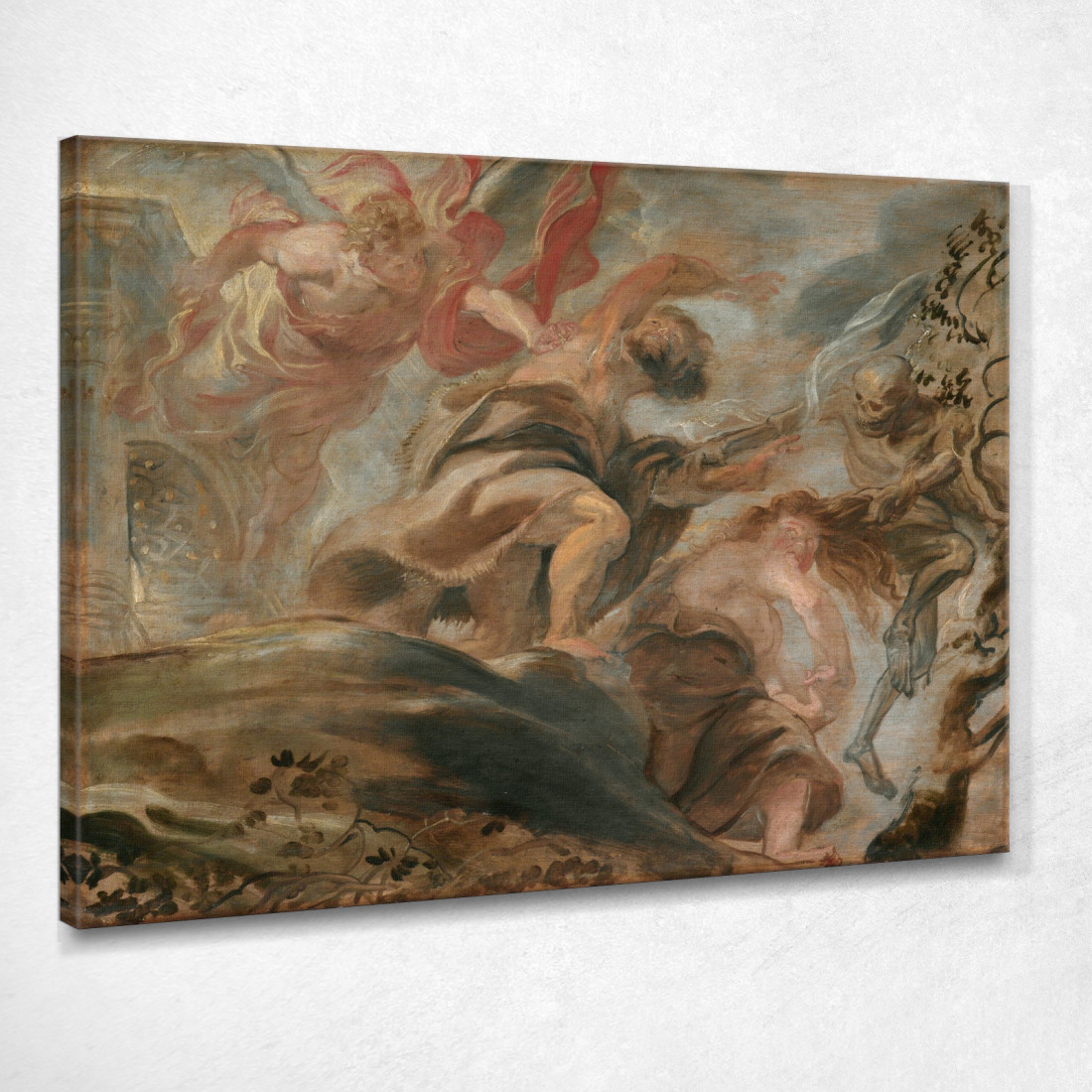 Cacciata Dal Giardino Dell'Eden Peter Paul Rubens ppr69 quadro stampato su tela Cacciata Dal Giardino Dell'Eden Peter Paul Rubens ppr69 quadro stampato su tela