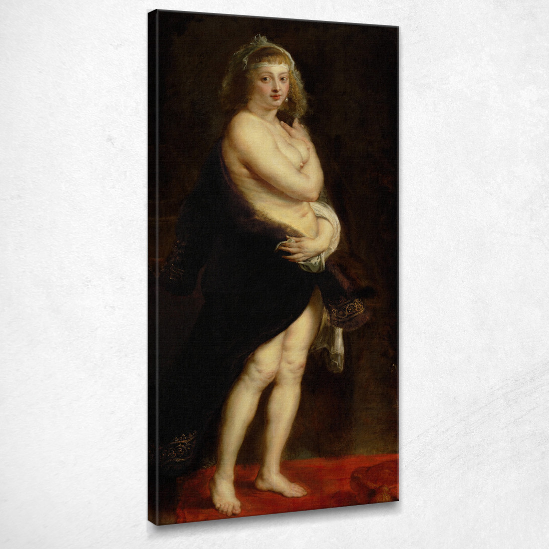 Helena Fourment In Una Veste Di Pelliccia Peter Paul Rubens ppr90 quadro stampato su tela Helena Fourment In Una Veste Di Pelliccia Peter Paul Rubens ppr90 quadro stampato su tela