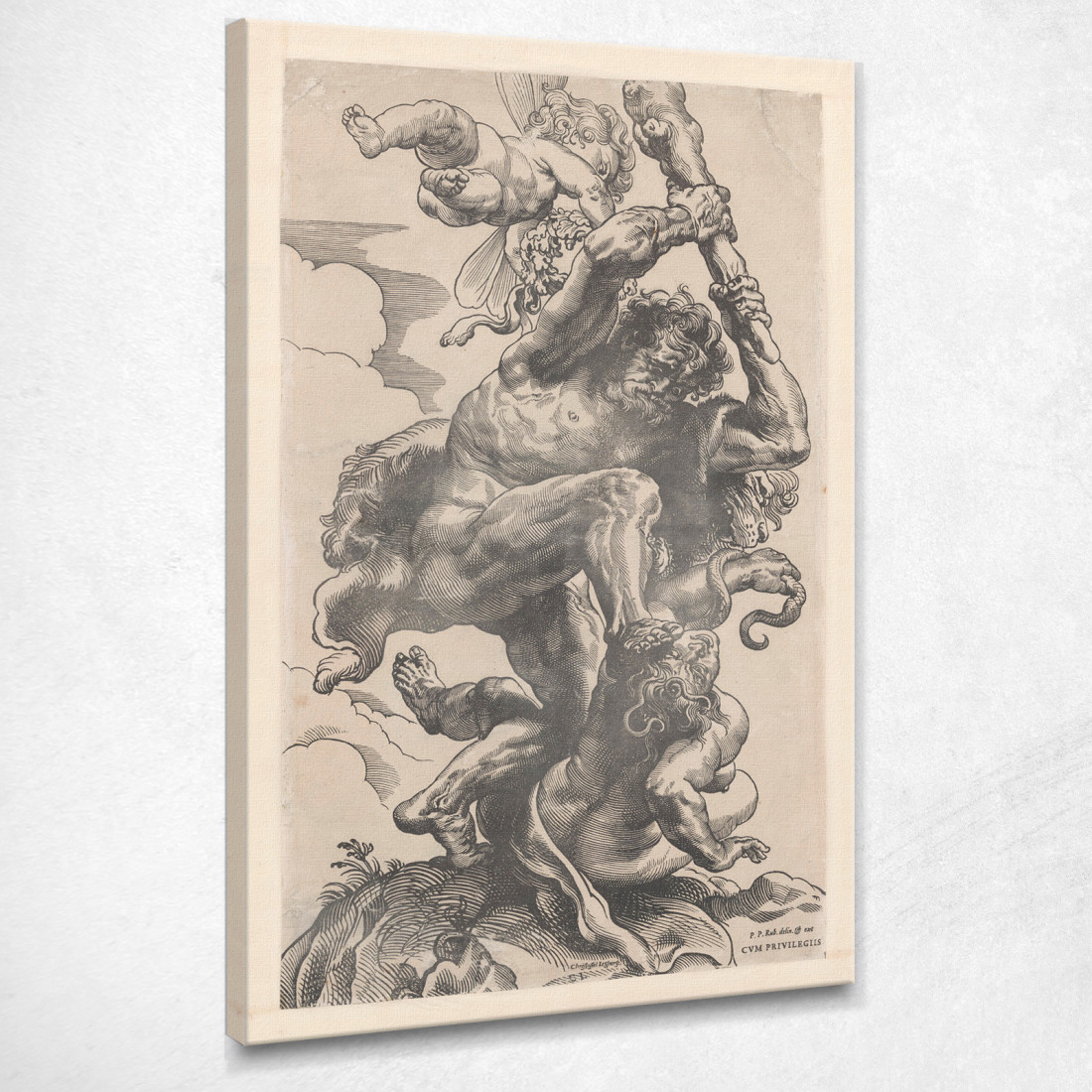 Ercole Supera L'Invidia Peter Paul Rubens ppr93 quadro stampato su tela Ercole Supera L'Invidia Peter Paul Rubens ppr93 quadro stampato su tela
