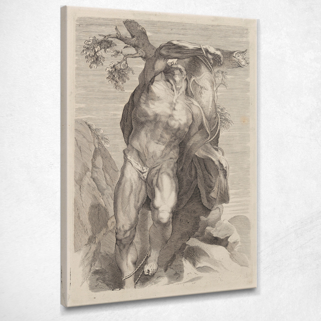 Uomo Nudo Legato Peter Paul Rubens ppr120 quadro stampato su tela Uomo Nudo Legato Peter Paul Rubens ppr120 quadro stampato su tela