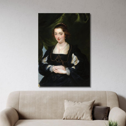 Ritratto Di Giovane Donna 2 Peter Paul Rubens ppr140 quadro stampato su tela