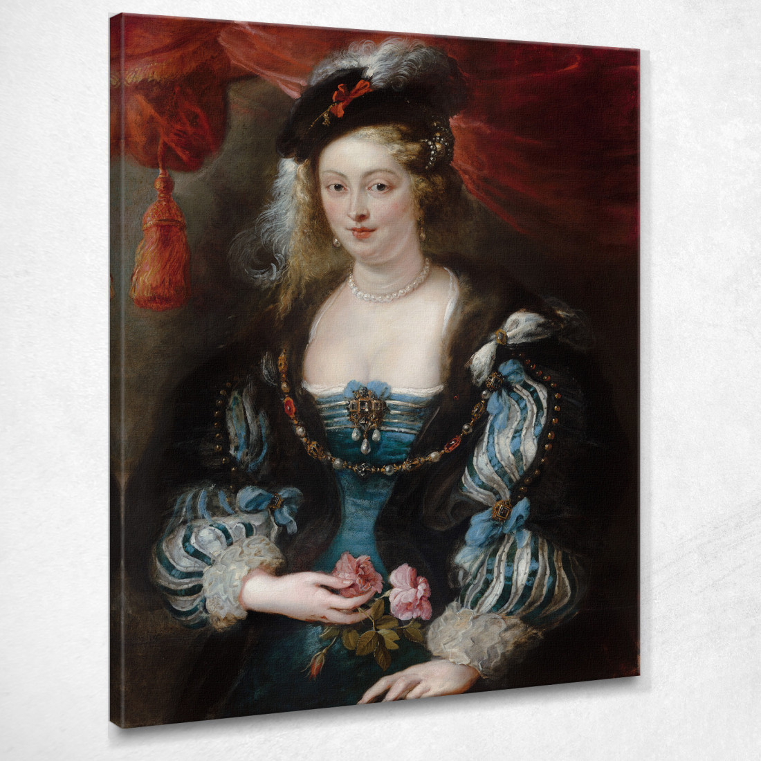 Ritratto Di Una Giovane Donna Peter Paul Rubens ppr142 quadro stampato su tela Ritratto Di Una Giovane Donna Peter Paul Rubens ppr142 quadro stampato su tela