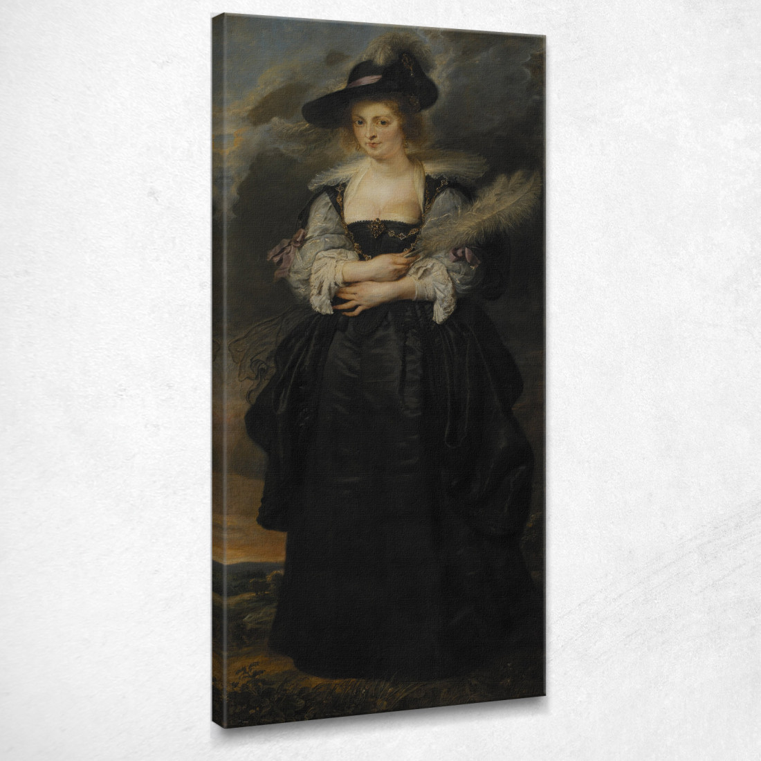 Ritratto Di Elena Fourment Peter Paul Rubens ppr145 quadro stampato su tela Ritratto Di Elena Fourment Peter Paul Rubens ppr145 quadro stampato su tela