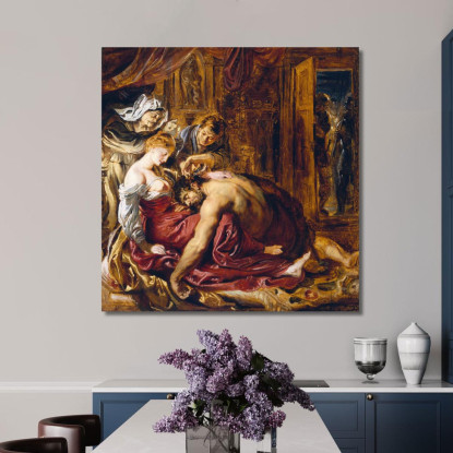 Sansone E Dalila Peter Paul Rubens ppr169 quadro stampato su tela