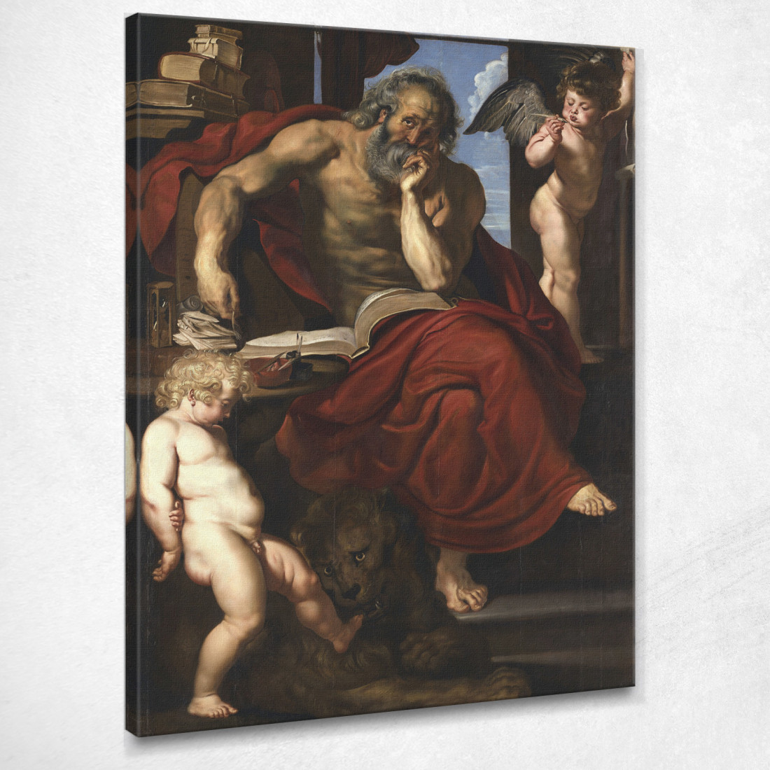 San Girolamo Nel Suo Eremo Peter Paul Rubens ppr179 quadro stampato su tela San Girolamo Nel Suo Eremo Peter Paul Rubens ppr179 quadro stampato su tela