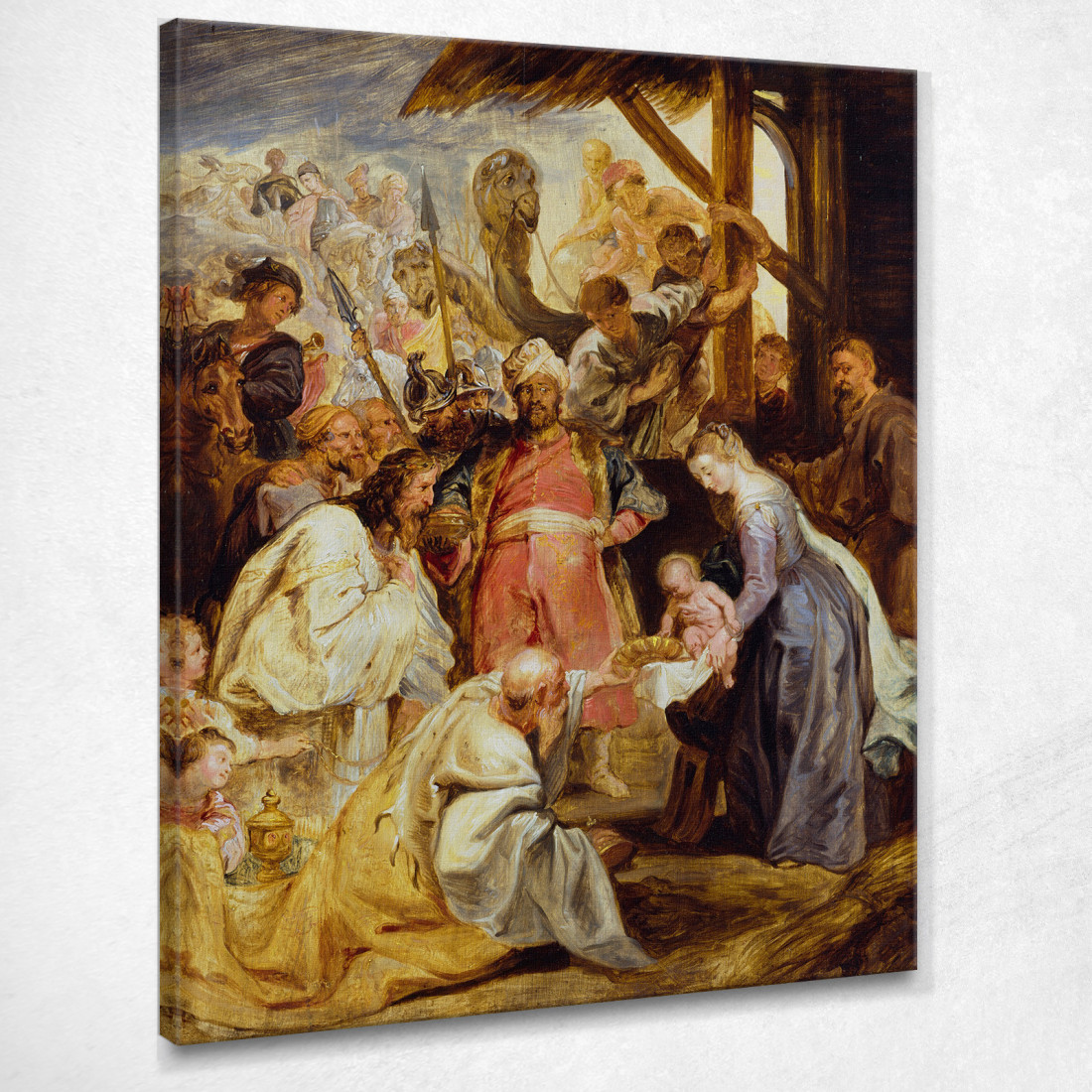 L'Adorazione Dei Magi 2 Peter Paul Rubens ppr205 quadro stampato su tela L'Adorazione Dei Magi 2 Peter Paul Rubens ppr205 quadro stampato su tela