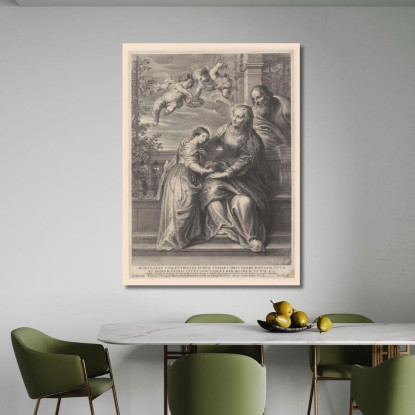 L'Educazione Di Maria 2 Peter Paul Rubens ppr228 quadro stampato su tela
