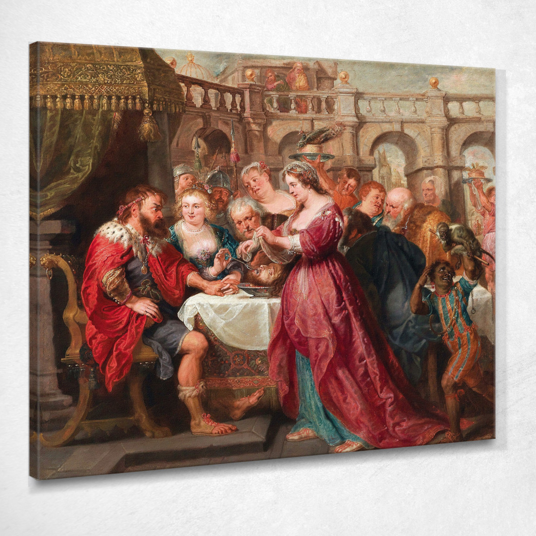 La Festa Di Erode Peter Paul Rubens ppr236 quadro stampato su tela La Festa Di Erode Peter Paul Rubens ppr236 quadro stampato su tela