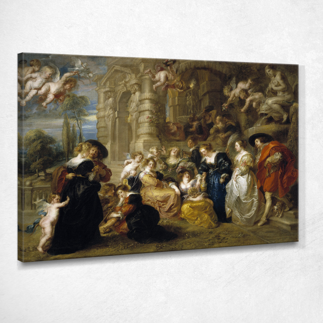 Il Giardino Dell'Amore Peter Paul Rubens ppr243 quadro stampato su tela Il Giardino Dell'Amore Peter Paul Rubens ppr243 quadro stampato su tela