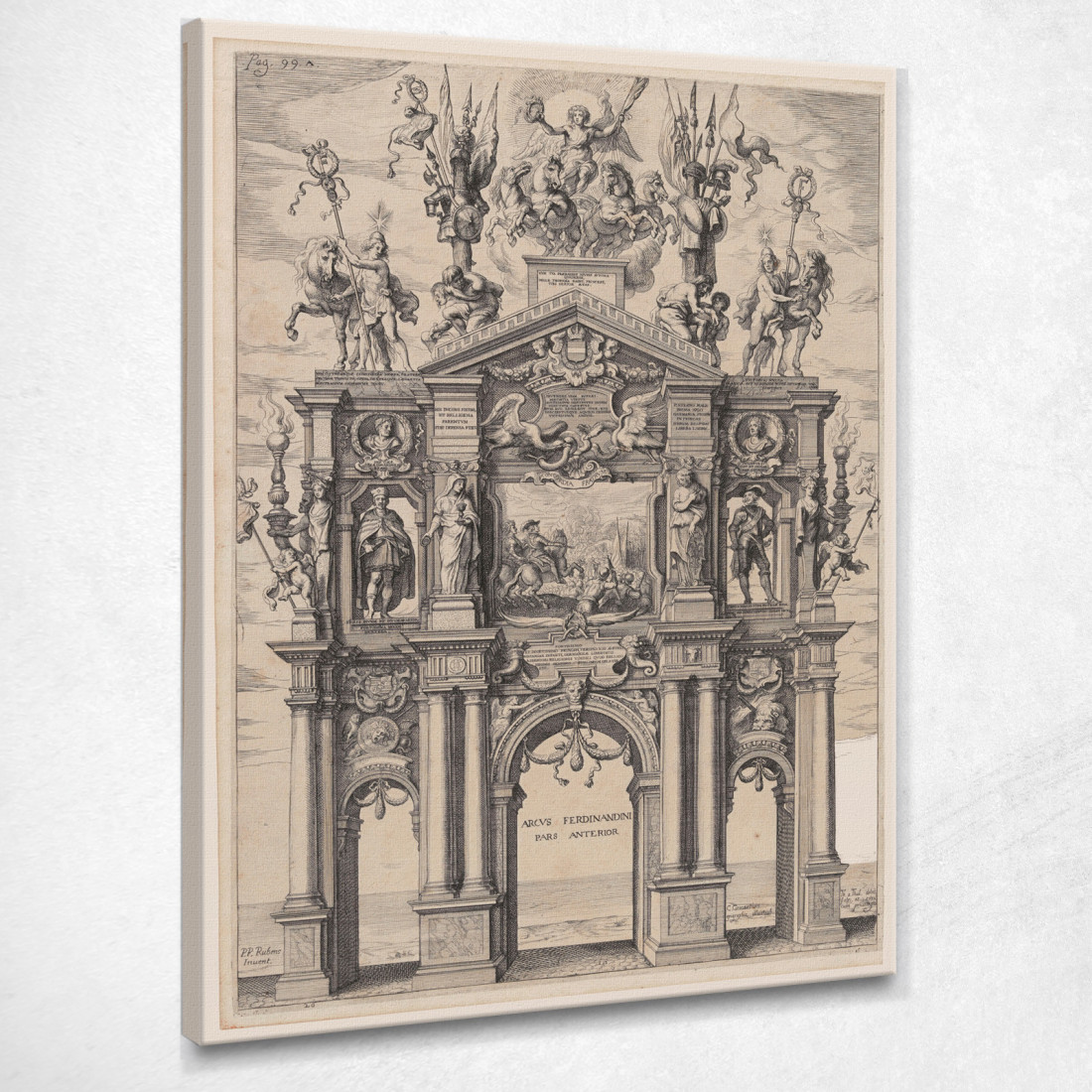 L'Arco Di Trionfo Di Ferdinando Peter Paul Rubens ppr287 quadro stampato su tela L'Arco Di Trionfo Di Ferdinando Peter Paul Rubens ppr287 quadro stampato su tela