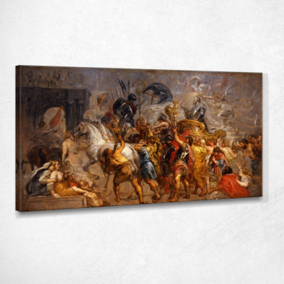 Ingresso Trionfale Di Enrico Iv A Parigi Peter Paul Rubens ppr306 quadro stampato su tela