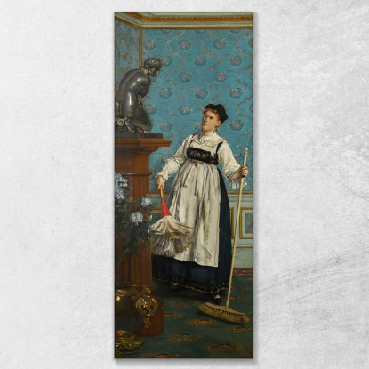 Un Aspirante Intenditore Alfred Stevens stal9 quadro stampato su tela