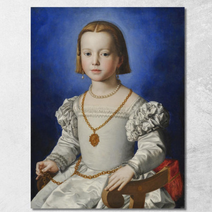 Bia Di Cosimo De Medici Agnolo Bronzino abz2 quadro stampato su tela