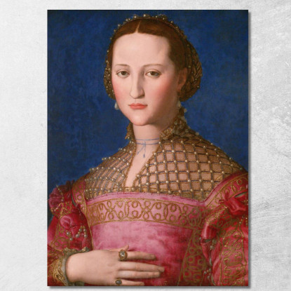 Eleonora Di Toledo Agnolo Bronzino abz6 quadro stampato su tela