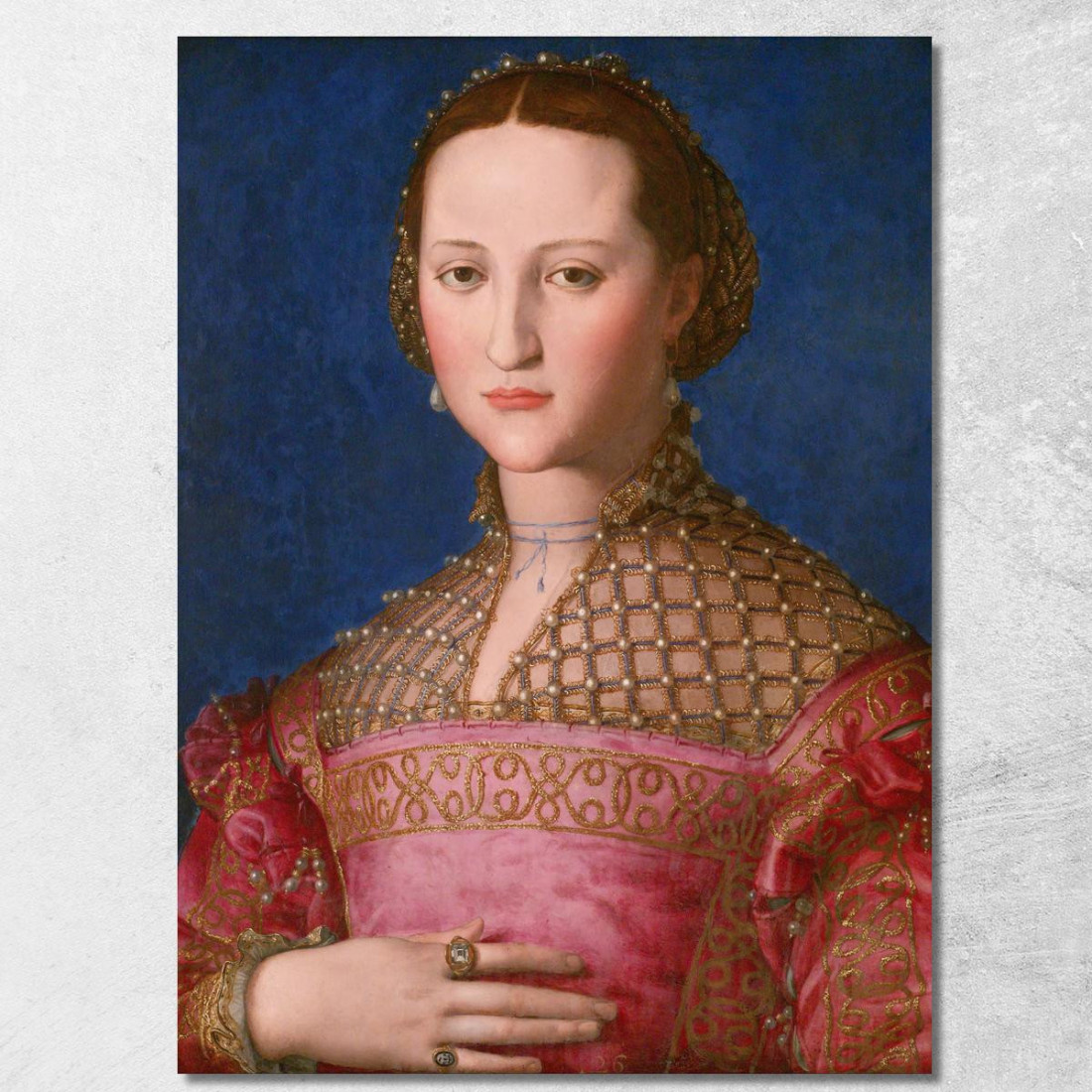 Eleonora Di Toledo Agnolo Bronzino abz6 quadro stampato su tela