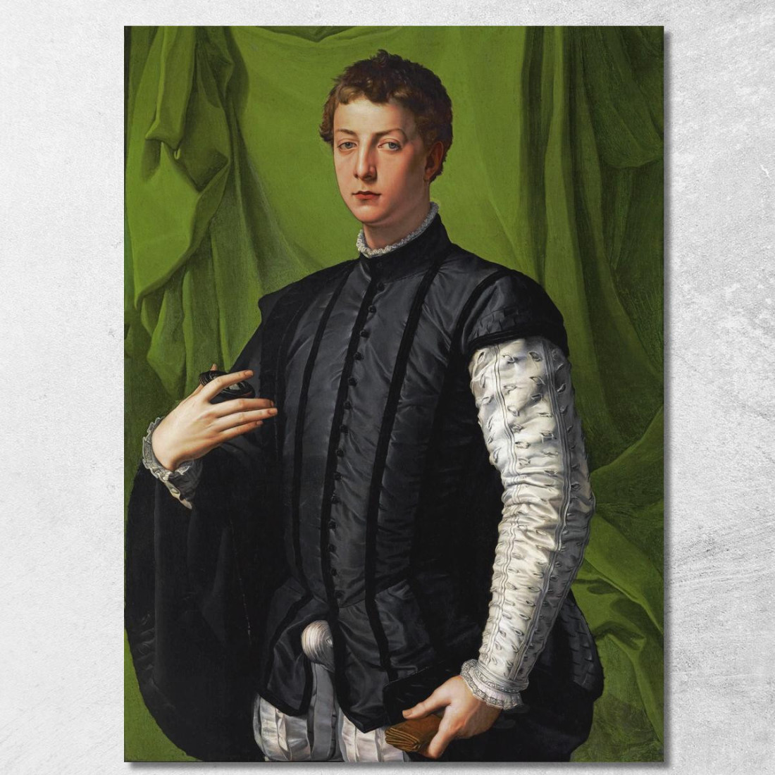 Portrait Of Lodovico Capponi Agnolo Bronzino abz15 quadro stampato su tela Portrait Of Lodovico Capponi Agnolo Bronzino abz15 quadro stampato su tela