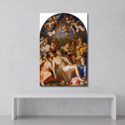 La Deposizione Di Cristo Agnolo Bronzino abz18 quadro stampato su tela