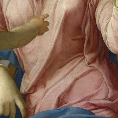 La Sacra Famiglia Con Il Bambino San Giovanni Battista Agnolo Bronzino abz19 quadro stampato su tela