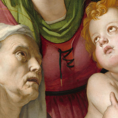 La Sacra Famiglia Agnolo Bronzino abz20 quadro stampato su tela