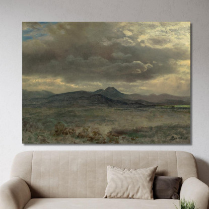 Studio Sulle Nuvole A San Francisco Albert Bierstadt abr15 quadro stampato su tela