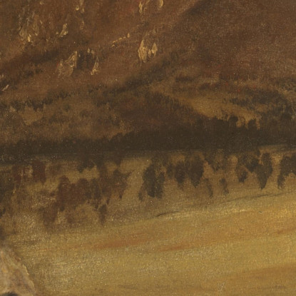 Serata Nell'Accampamento Indiano Albert Bierstadt abr35 quadro stampato su tela