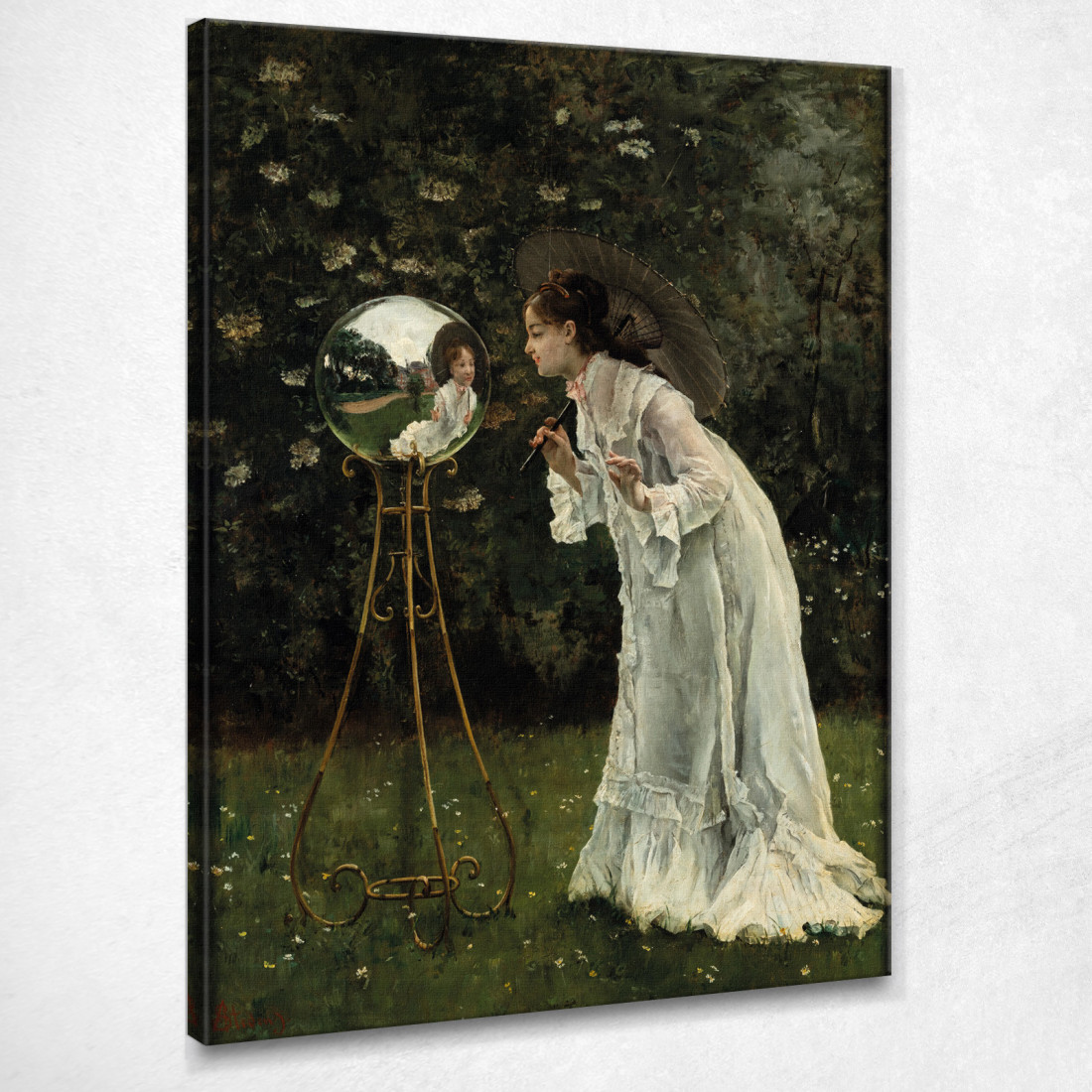 La Palla D'Argento Alfred Stevens stal38 quadro stampato su tela La Palla D'Argento Alfred Stevens stal38 quadro stampato su tela