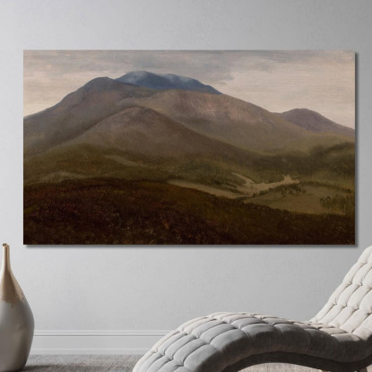 Montagne Bianche Del New Hampshire Albert Bierstadt abr130 quadro stampato su tela