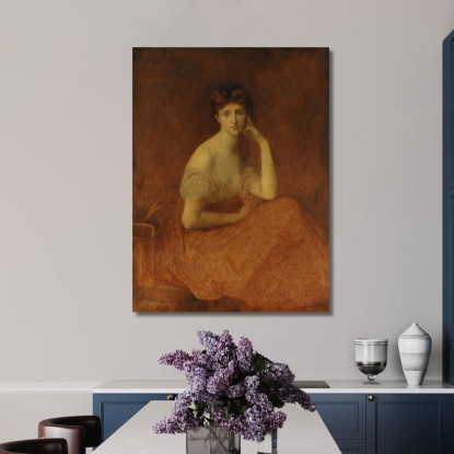 Schizzo Alexandre Cabanel acb5 quadro stampato su tela