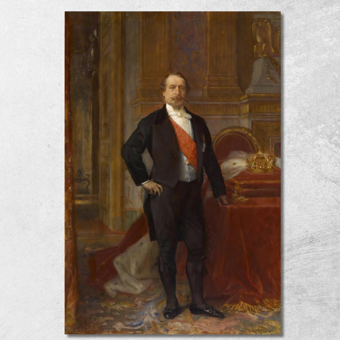Napoleone Iii Alexandre Cabanel acb21 quadro stampato su tela Napoleone Iii Alexandre Cabanel acb21 quadro stampato su tela