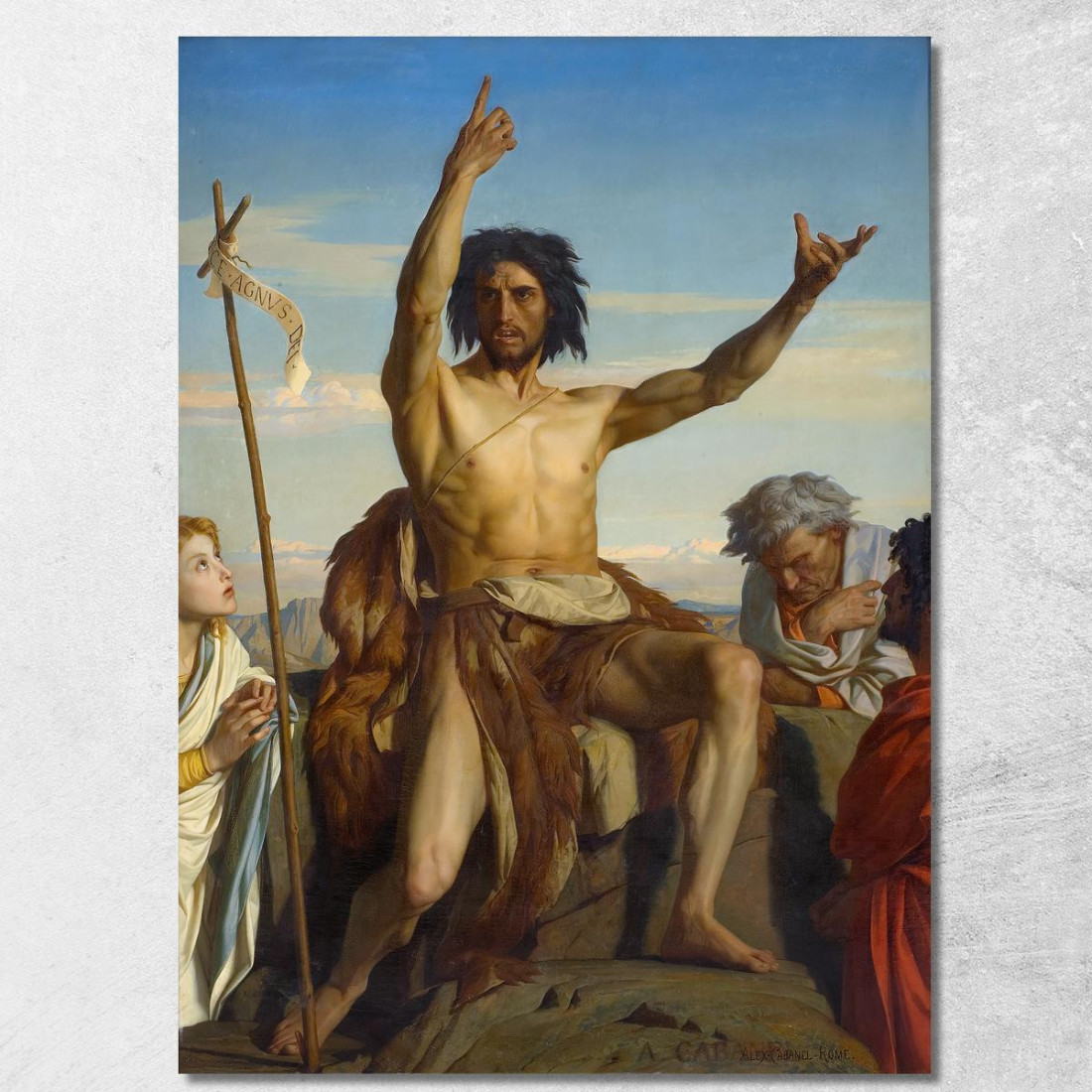 San Giovanni Battista Alexandre Cabanel acb41 quadro stampato su tela San Giovanni Battista Alexandre Cabanel acb41 quadro stampato su tela