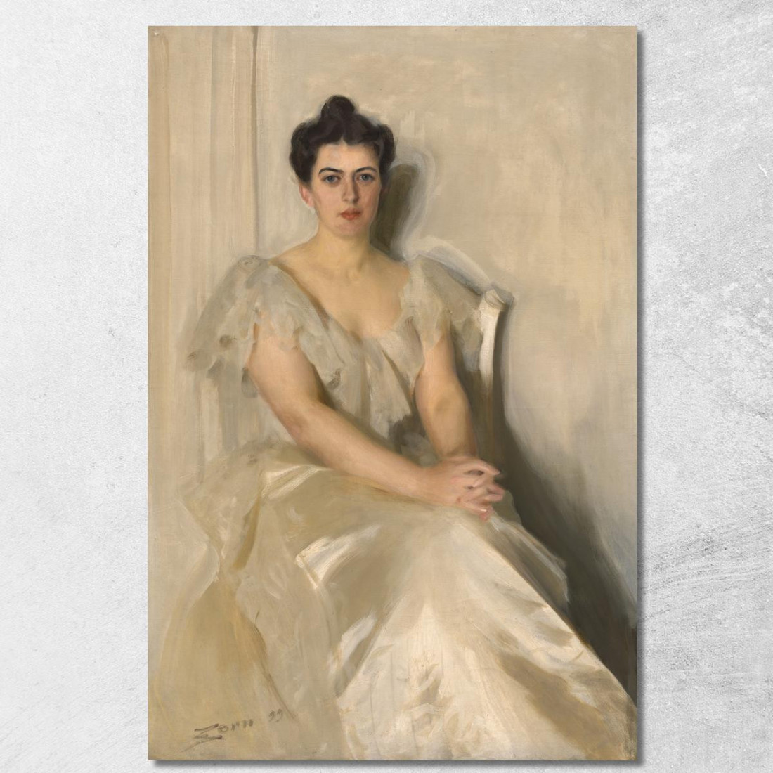 Francesca Folsom Cleveland Anders Zorn azn19 quadro stampato su tela